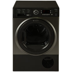 Hotpoint Ultima SUTCD97B6GM Freestanding Tumble Dryer, 9kg Load, B Energy Rating, Graphite